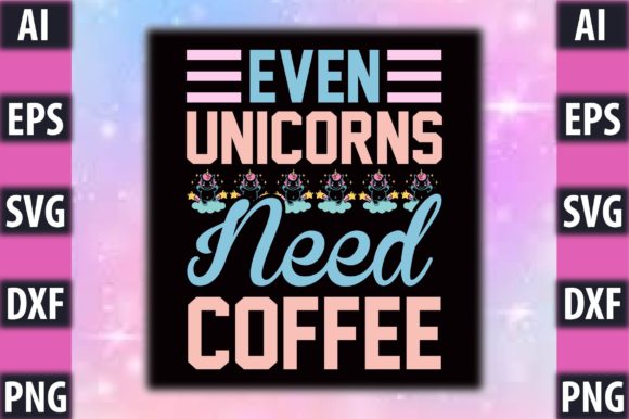 Review: Even Unicorns Need Coffee Embroidery Design