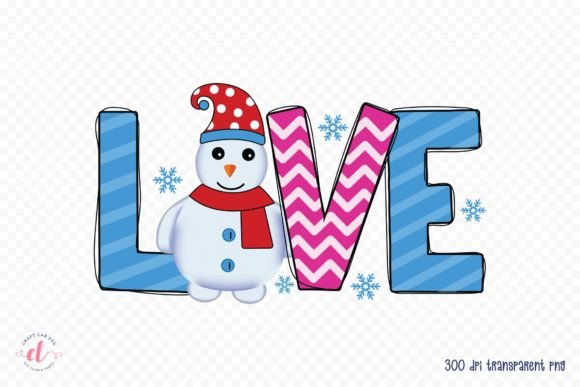 Reviewing the Love PNG Snowman Sublimation Design